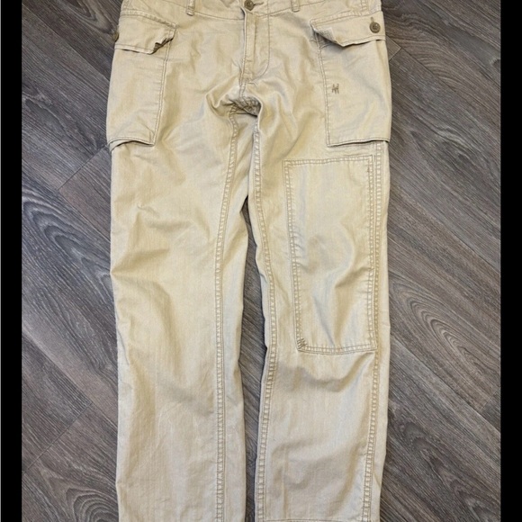 Denim & Supply Polo Ralph Lauren Hip Pocket Khaki Cargo Pants Mens30x32 Nice
